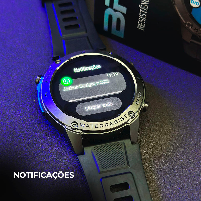 WEARZONE BRAVE – Resistência Militar, GPS Dupla Frequência e 5ATM