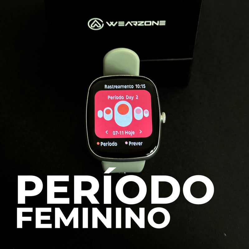 Smartwatch EASY Wearzone – Chamadas Bluetooth, Saúde, Esportes e Resistência 1ATM!