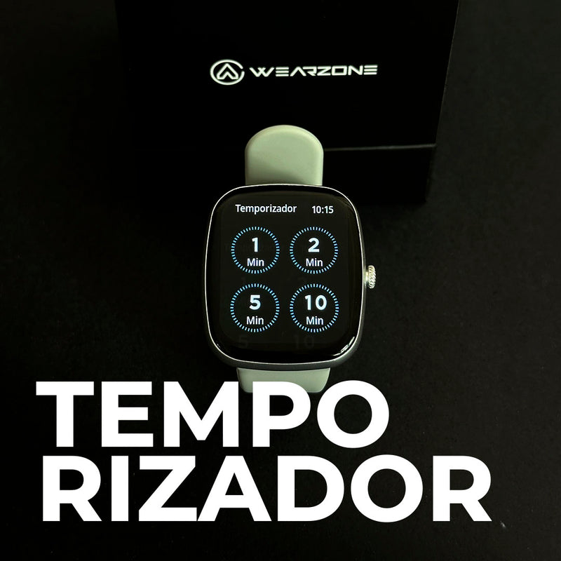 Smartwatch EASY Wearzone – Chamadas Bluetooth, Saúde, Esportes e Resistência 1ATM!