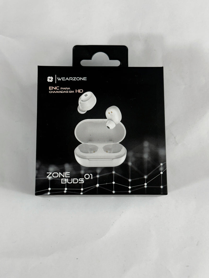 Fone Bluetooth Zone Buds 01 – Som HD, Baixa Latência 68ms, ENC, Bateria 32h, IPX4