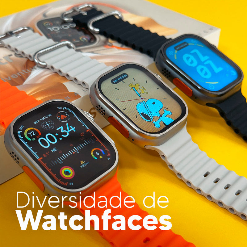 GS9 Ultra – Smartwatch 49mm com Ilha Dinâmica, Chat GPT e Alta Performance