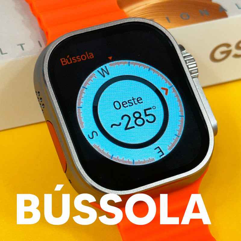 GS9 Ultra – Smartwatch 49mm com Ilha Dinâmica, Chat GPT e Alta Performance