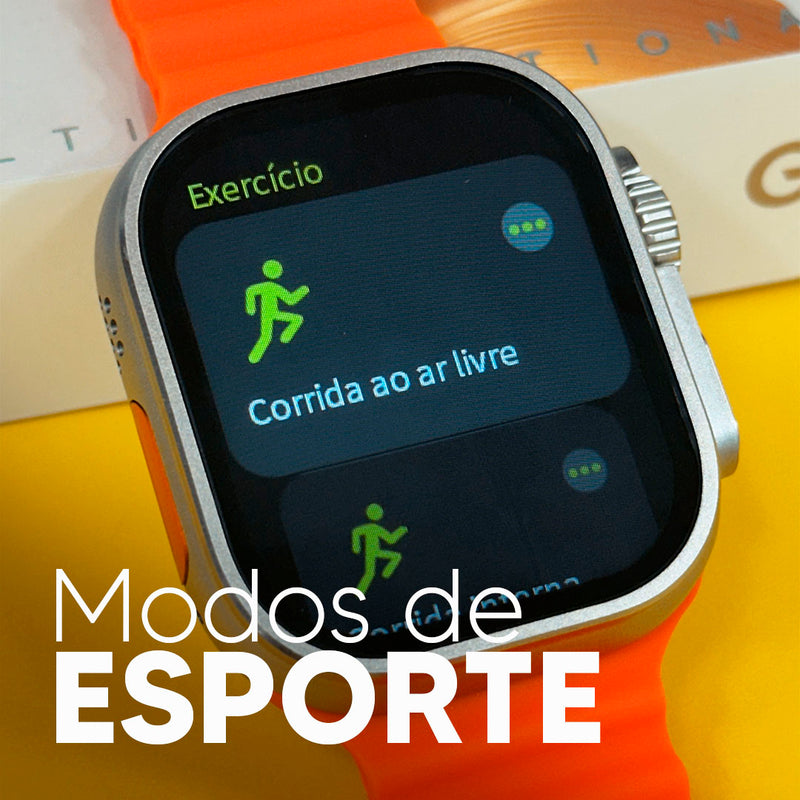 GS9 Ultra – Smartwatch 49mm com Ilha Dinâmica, Chat GPT e Alta Performance