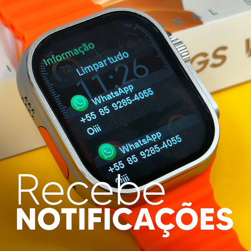 GS9 Ultra – Smartwatch 49mm com Ilha Dinâmica, Chat GPT e Alta Performance