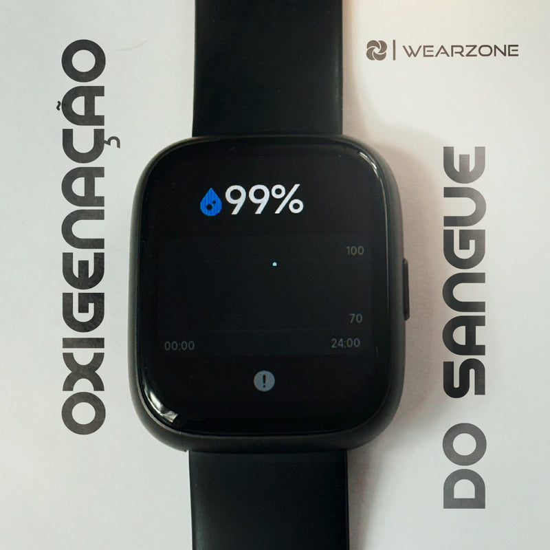 Smartwatch PULSE Wearzone – Alexa Integrada, Resistência 3ATM e Monitoramento Completo