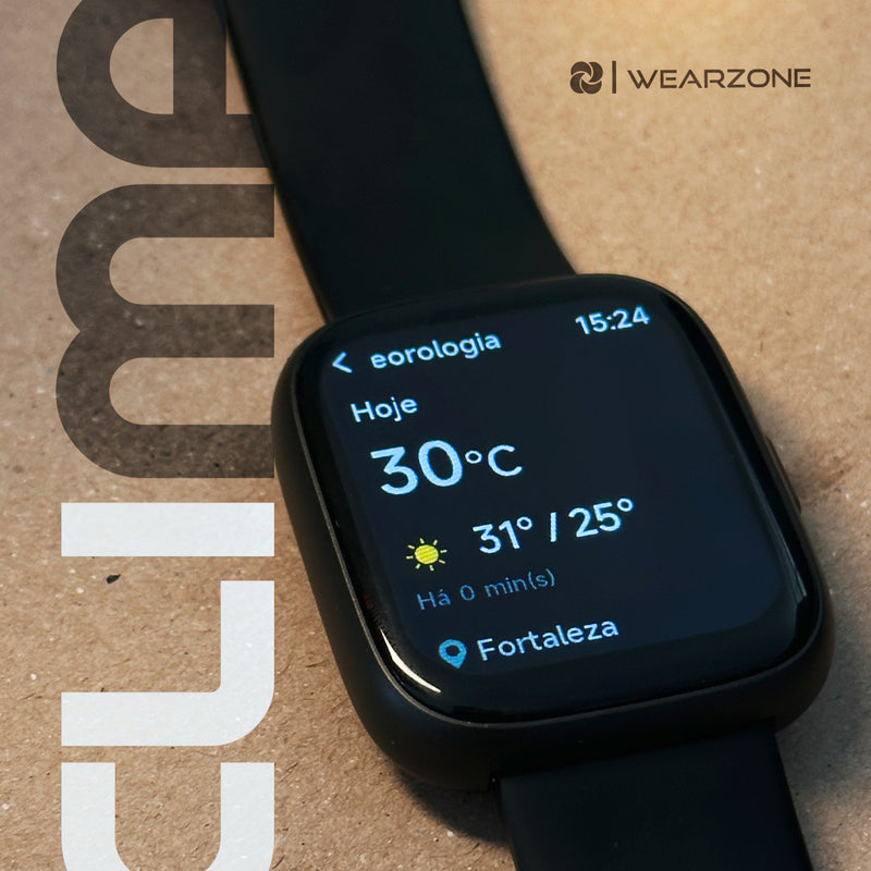 Smartwatch PULSE Wearzone – Alexa Integrada, Resistência 3ATM e Monitoramento Completo