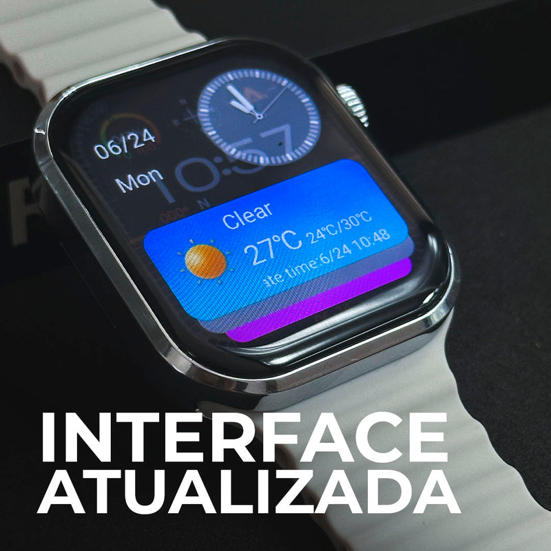 Smartwatch XV9 Pro – Tela AMOLED, Dual Core e Armazenamento Interno de 2GB