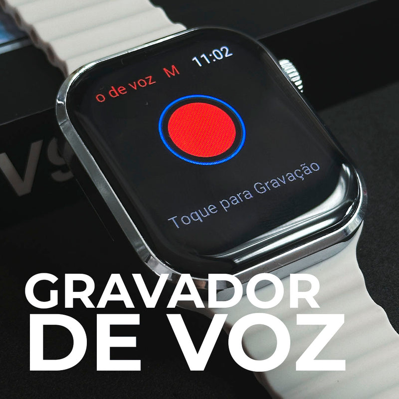 Smartwatch XV9 Pro – Tela AMOLED, Dual Core e Armazenamento Interno de 2GB