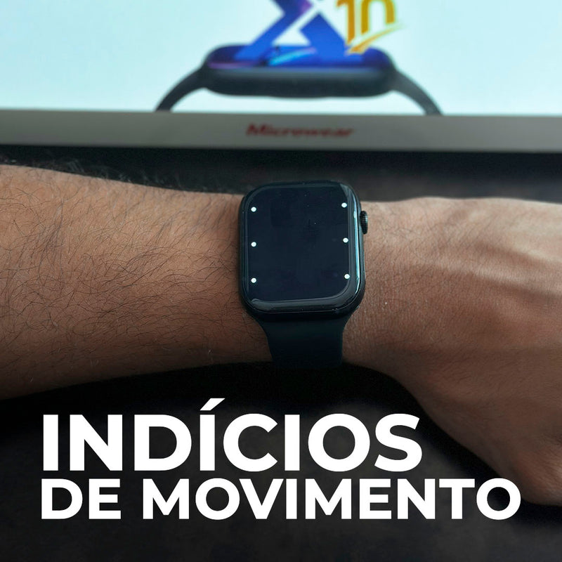 Smartwatch Microwear S10 – Tela Curva 2.06”, Chat GPT, NFC, GPS, Chamadas e Monitoramento de Saúde